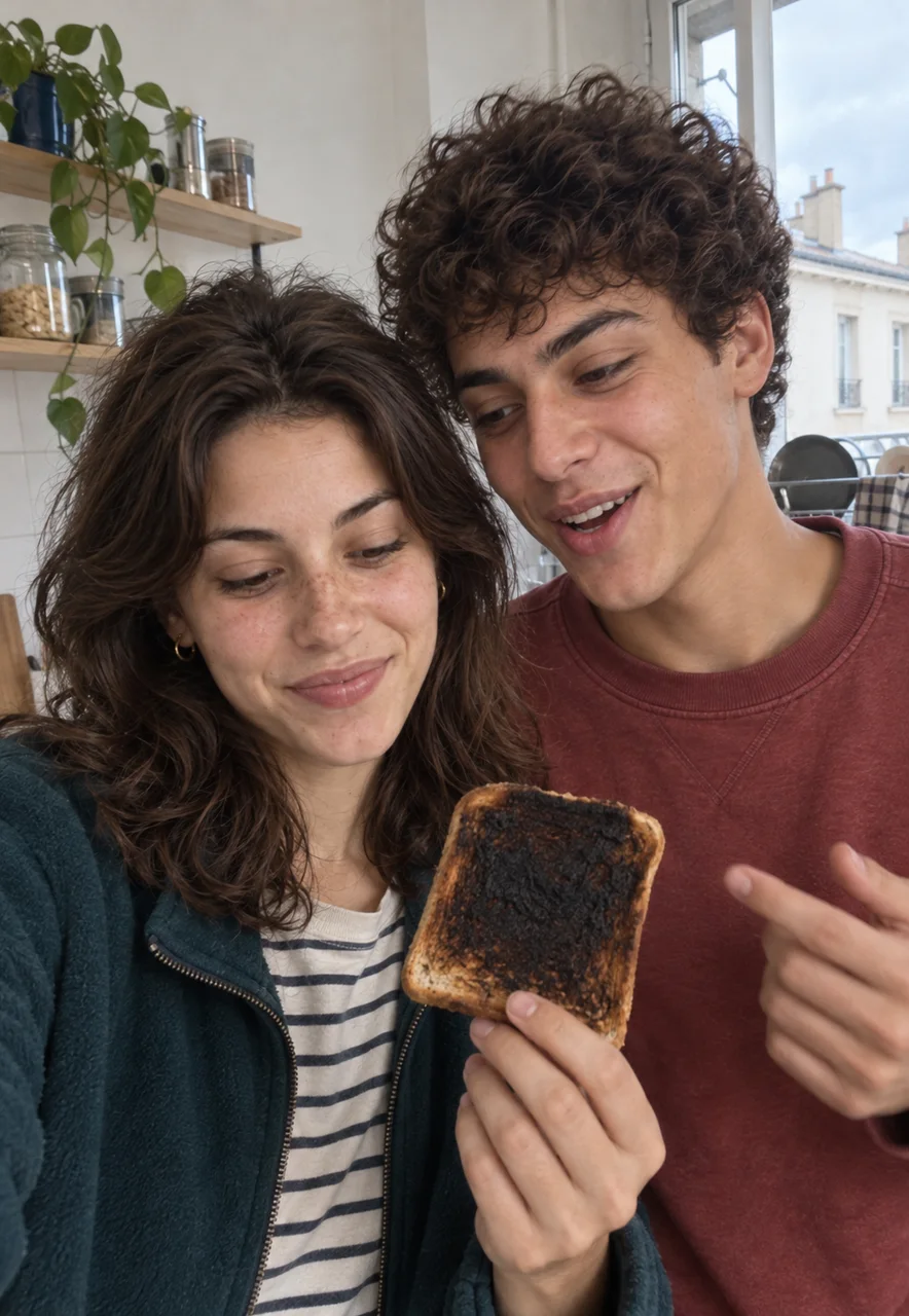 The burnt toast