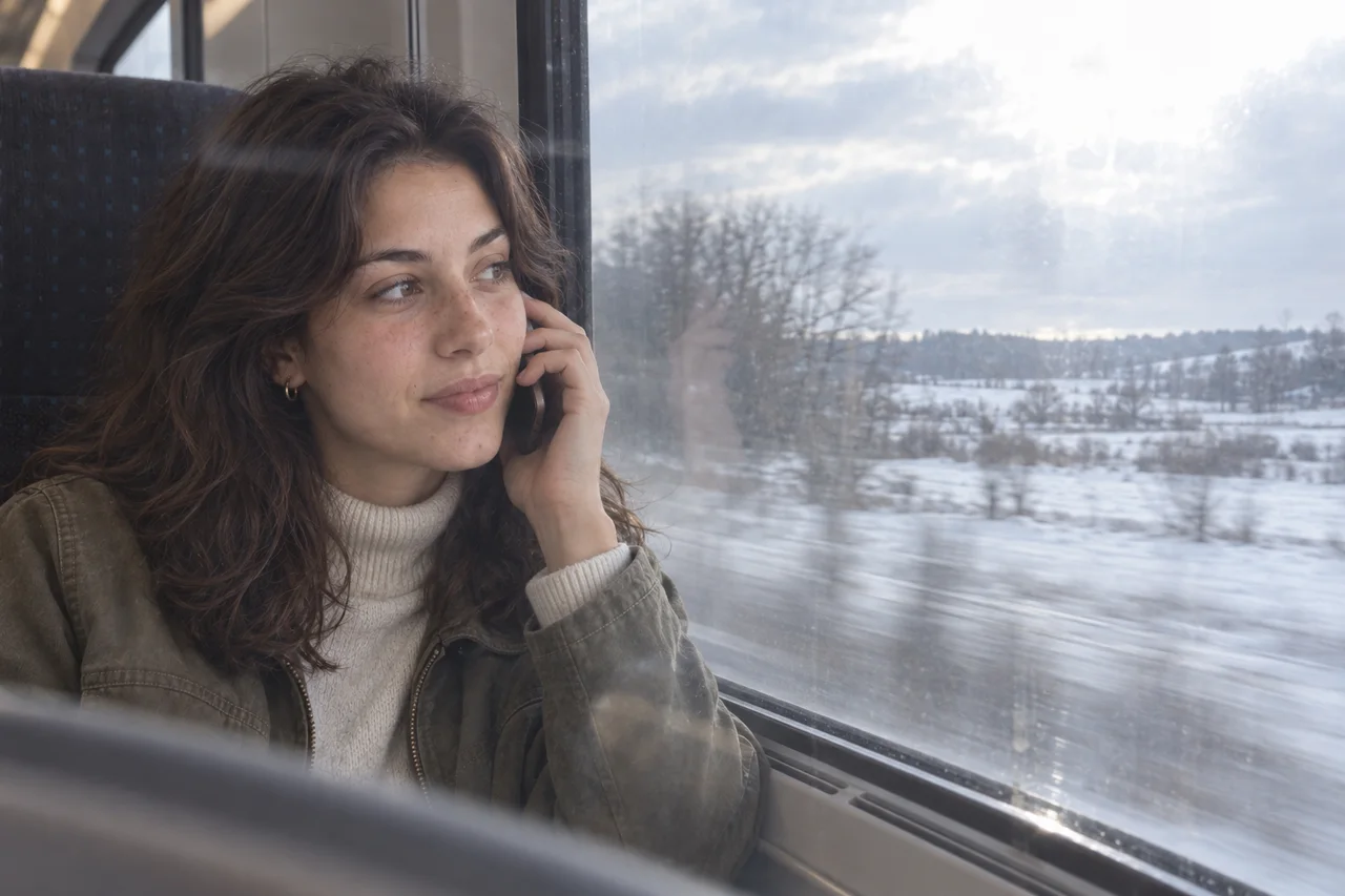 Calling from the train
